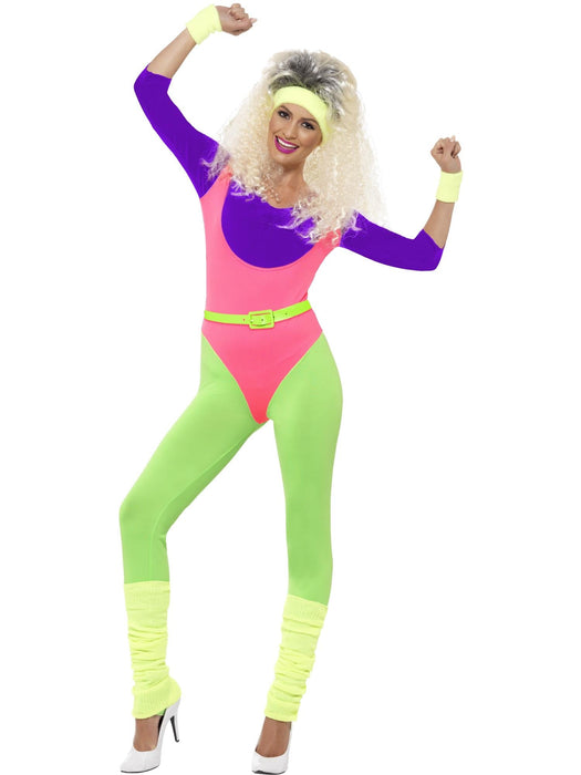 Buy 80s Neon Work Out Costume for Adults from Costume Super Centre AU