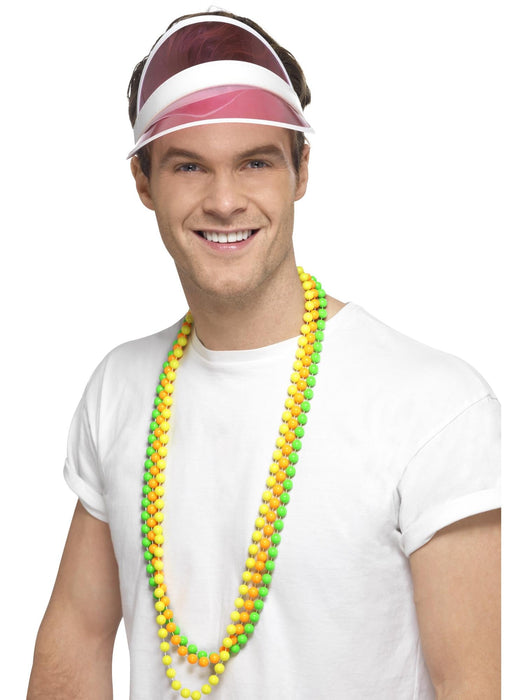 Buy 80s Pink Sun Visor for Adults from Costume Super Centre AU