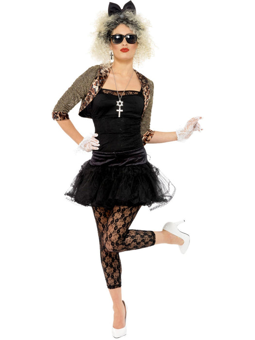Buy 80s Wild Child Black Dress Costume for Adults from Costume Super Centre AU