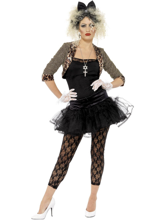 Buy 80s Wild Child Black Dress Costume for Adults from Costume Super Centre AU