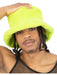 Buy 90s Furry Neon Green Bucket Hat for Adults from Costume Super Centre AU