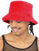 Buy 90s Furry Red Bucket Hat for Adults from Costume Super Centre AU