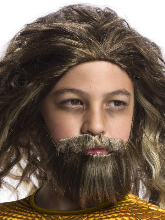 Buy Aquaman Wig and Beard Set for Kids - Warner Bros Aquaman from Costume Super Centre AU