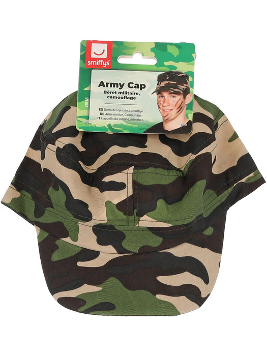 Buy Army Camouflage Cap for Adults from Costume Super Centre AU