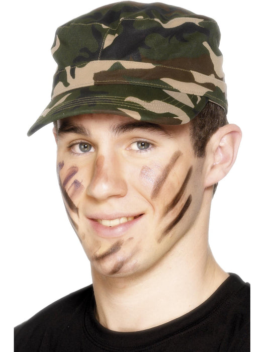 Buy Army Camouflage Cap for Adults from Costume Super Centre AU