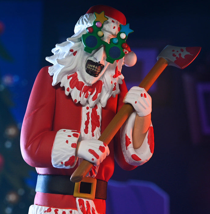 Buy Art the Clown Santa Suit (Bloody Version) Toony Terrors - 6" Scale Action Figure - Terrifier - NECA Collectibles from Costume Super Centre AU