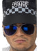 Buy Aviator Blue Mirror Specs for Adults from Costume Super Centre AU