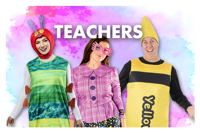 Find a quick and easy Book Week Costume for Teachers online at Costume Super Centre Australia and be ready for Book Week 2026 Symphony of Stories