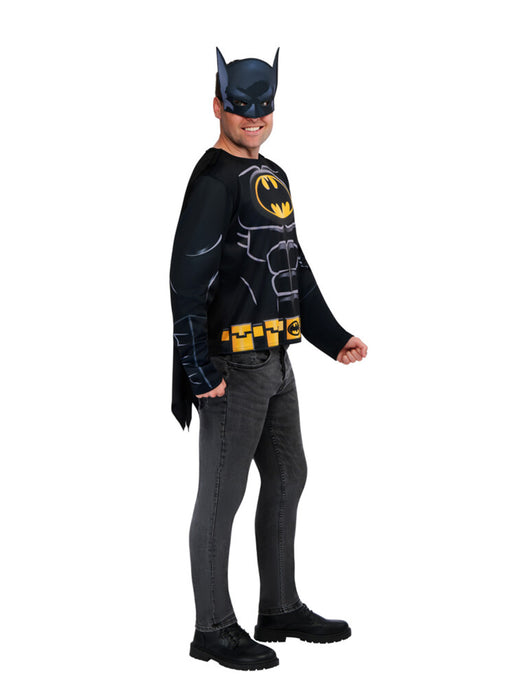 Buy Batman Costume Top, Cape & Mask Set for Adults - DC Comics from Costume Super Centre AU