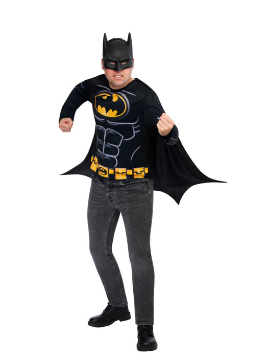 Buy Batman Costume Top, Cape & Mask Set for Adults - DC Comics from Costume Super Centre AU