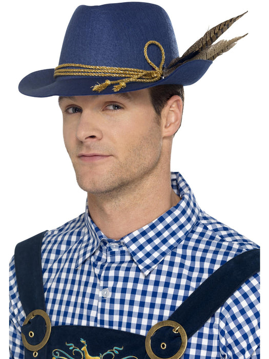 Buy Bavarian Festival Blue Oktoberfest Hat for Adults from Costume Super Centre AU