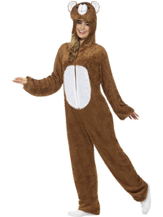 Buy Bear Brown Furry Onesie Costume for Adults from Costume Super Centre AU