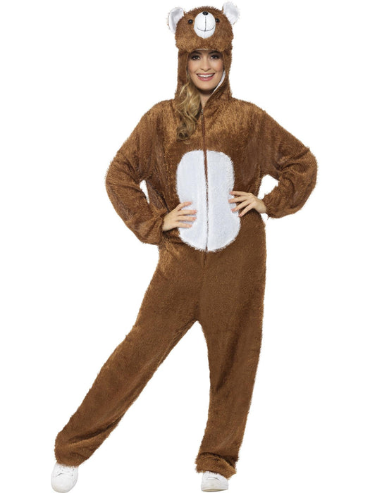 Buy Bear Brown Furry Onesie Costume for Adults from Costume Super Centre AU