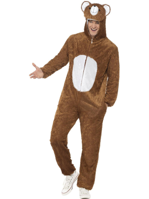 Buy Bear Brown Furry Onesie Costume for Adults from Costume Super Centre AU