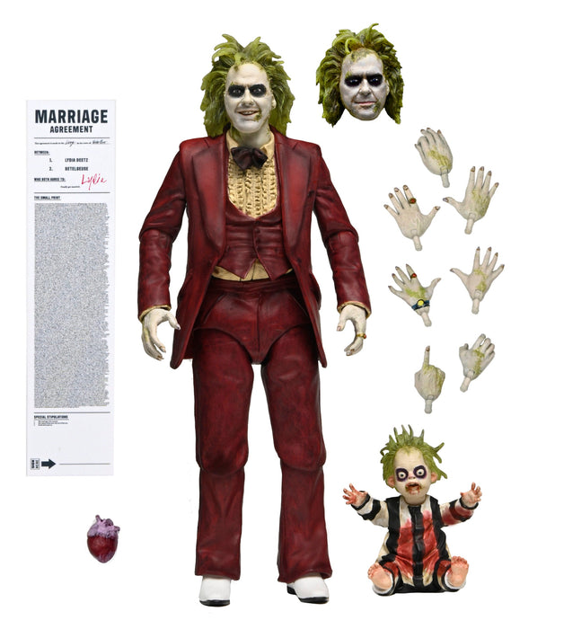 Buy Beetlejuice Ultimate Red Tuxedo - 7" Scale Action Figure - Beetlejuice 2 - NECA Collectibles from Costume Super Centre AU