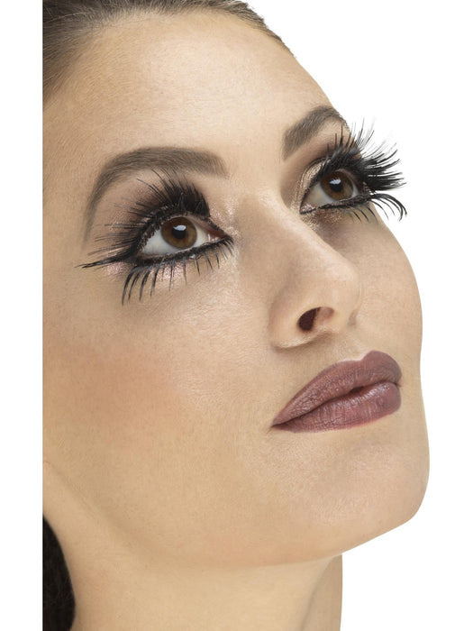 Buy Black Eyelashes with Wings for Adults from Costume Super Centre AU