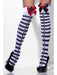 Buy Black & White Opaque Thigh-High Tights for Adults from Costume Super Centre AU