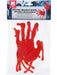Buy Blooded Hands Window Decoration from Costume Super Centre AU