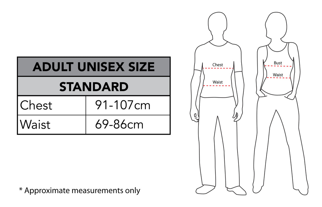 Buy Blue Crayon Tabard Costume for Adults from Costume Super Centre AU