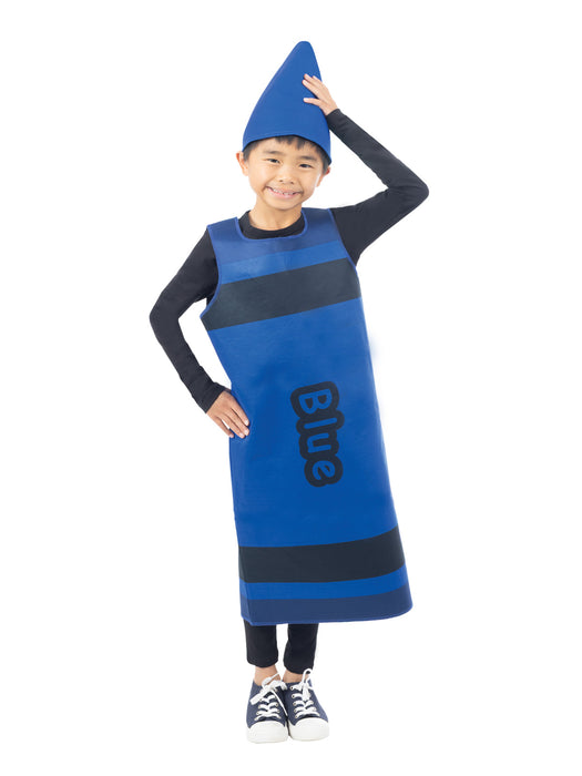 Buy Blue Crayon Tabard Costume for Kids from Costume Super Centre AU