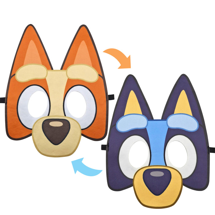 Buy Bluey & Bingo Reversible Mask for Kids & Adults - Bluey from Costume Super Centre AU