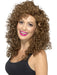 Buy Boogie Babe Brown 80s Curly Wig for Adults from Costume Super Centre AU