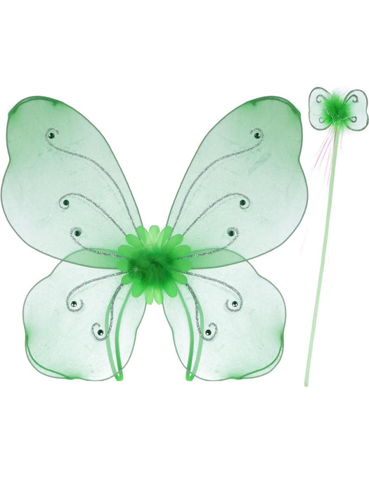 Buy Butterfly Wings & Wand Set for Kids from Costume Super Centre AU