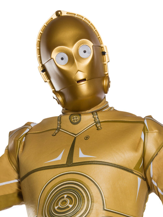 Buy C-3PO Droid Deluxe Costume for Adults - Disney Star Wars from Costume Super Centre AU
