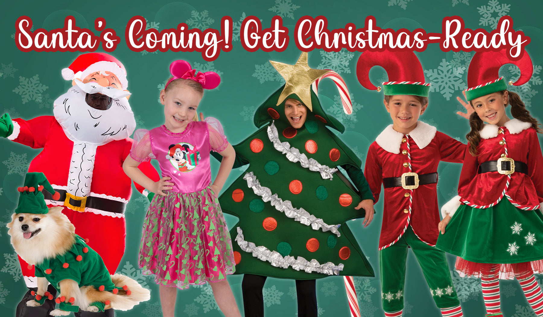 Celebrate Christmas in style with these fabulous Christmas costumes. Order online at Costume Super Centre Australia