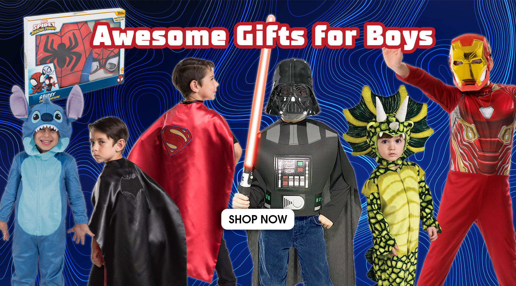 Shop Christmas gifts they'll love with these awesome gifts for boys - online at Costume Super Centre Australia