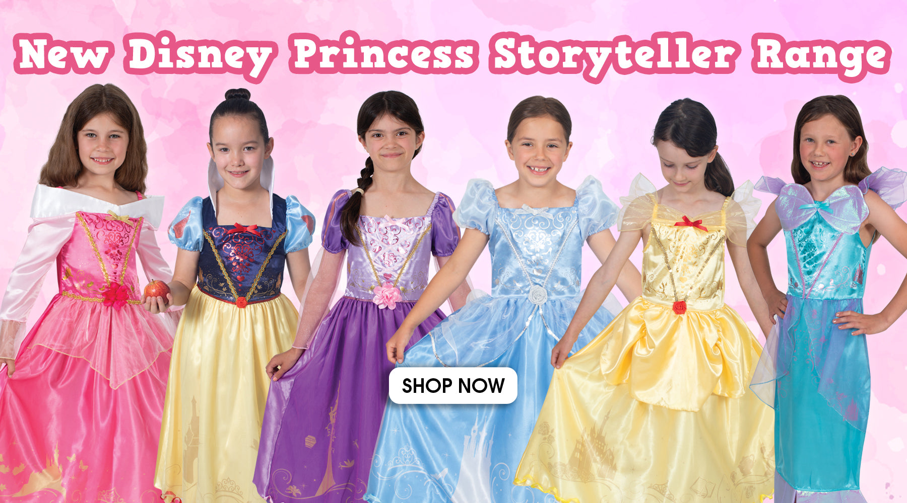 Check out Disney's latest princess range - the Disney Storyteller collection! Order these gorgeous kids Disney Princess dresses online at Costume Super Centre Australia