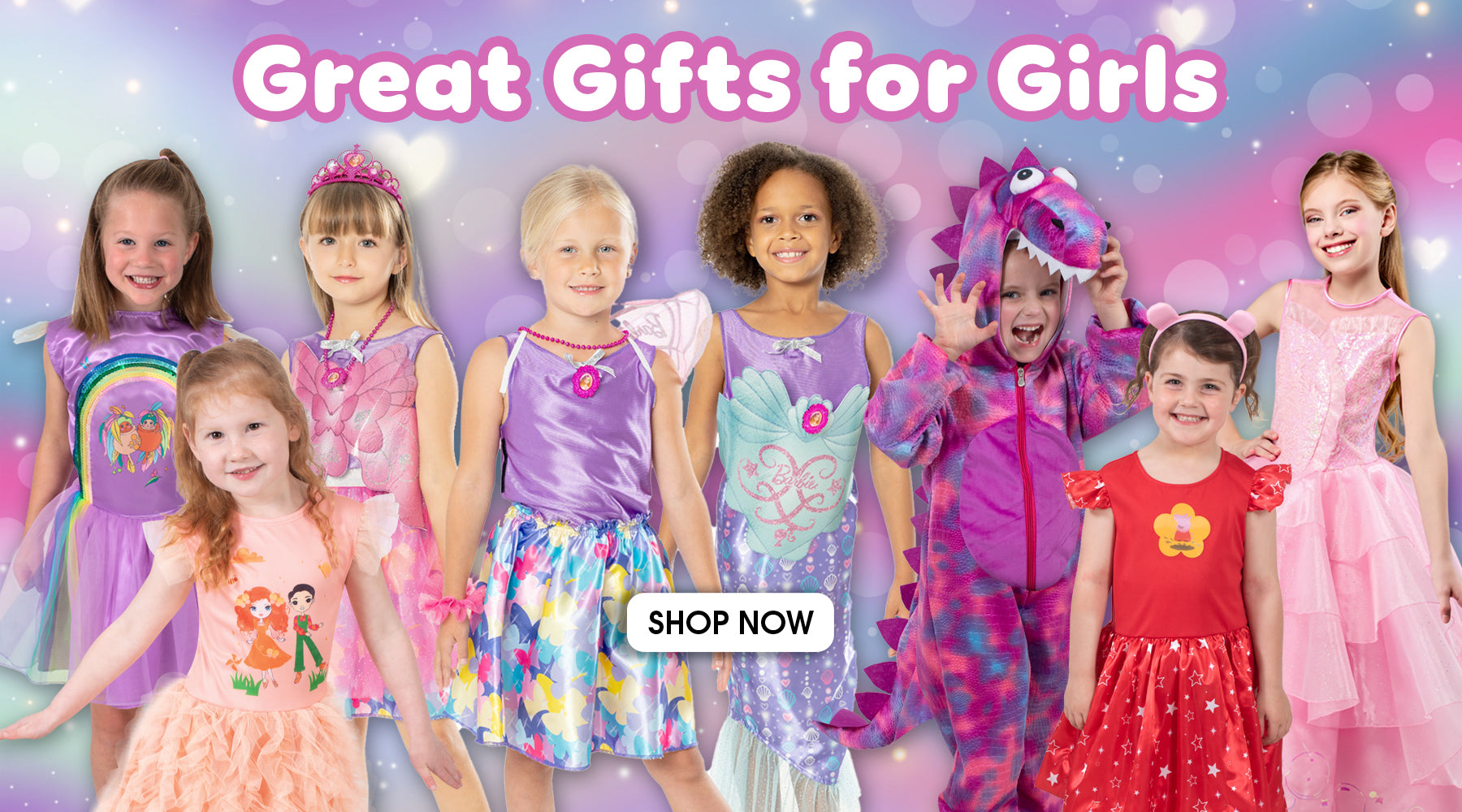 Find Great Gifts for Girls online at Costume Super Centre Australia. Find a gift she'll love this Christmas 2025!