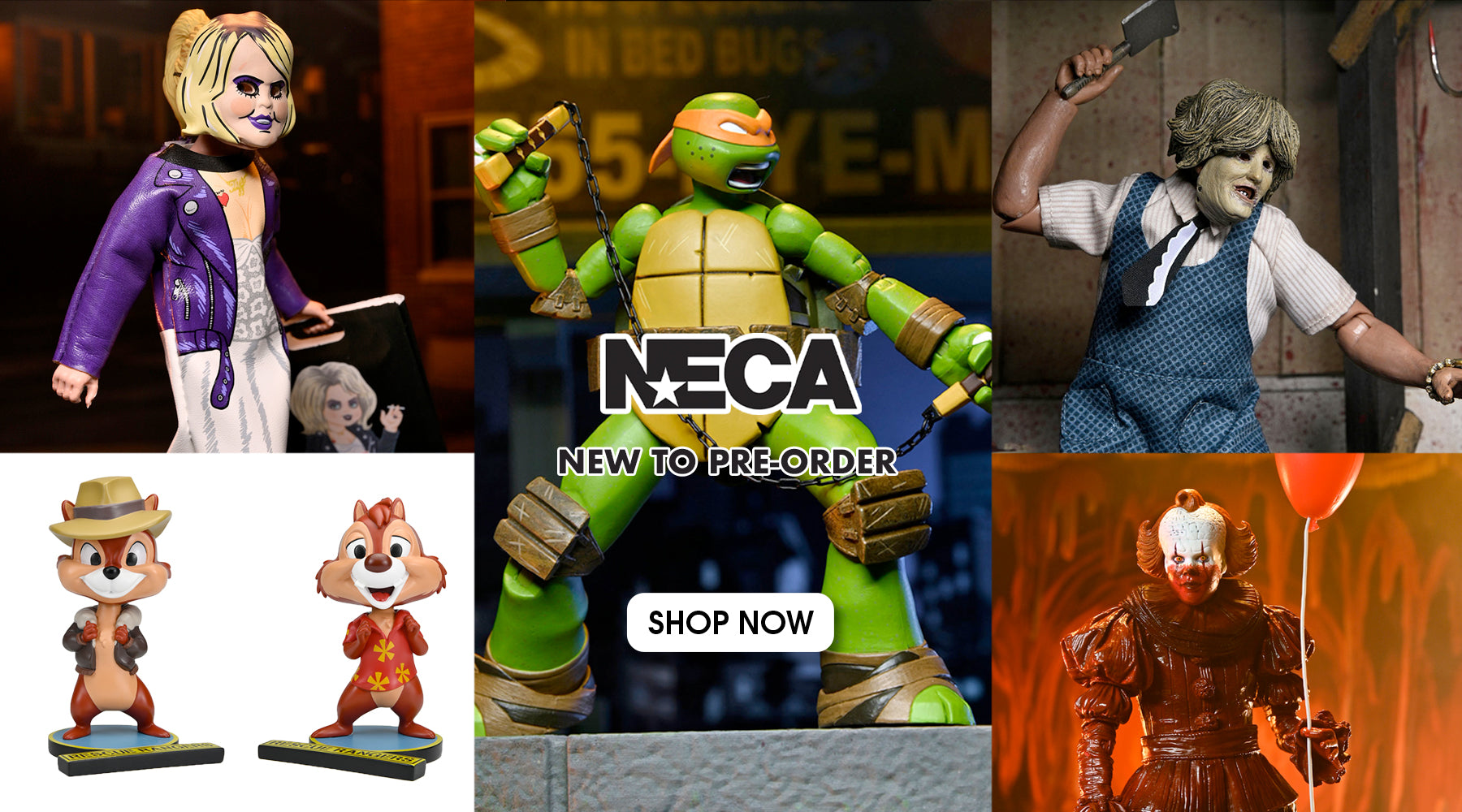 New NECA collectibles are available to pre-order online at Costume Super Centre Australia