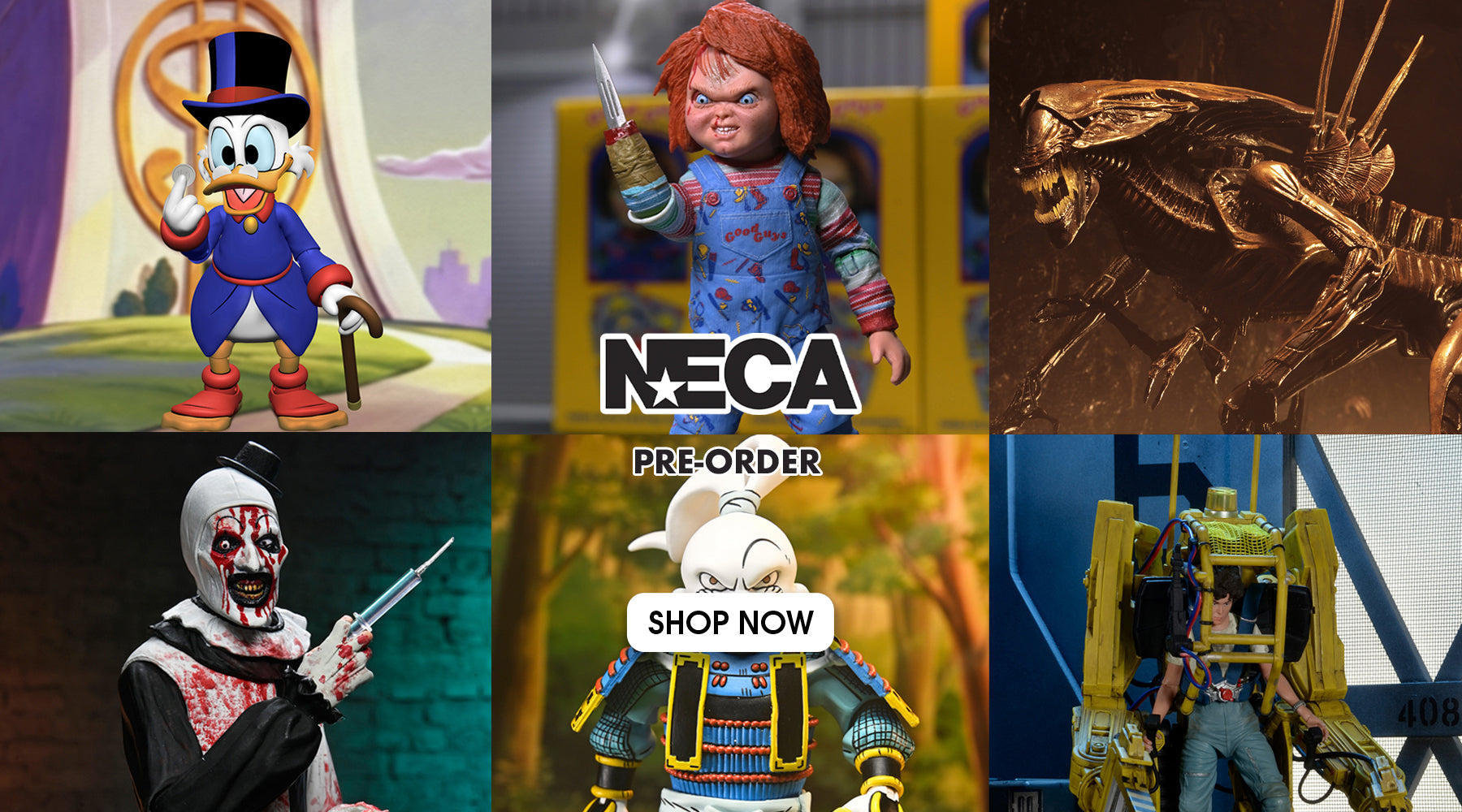 Shop the latest NECA figures available to pre-order now! Online at Costume Super Centre Australia