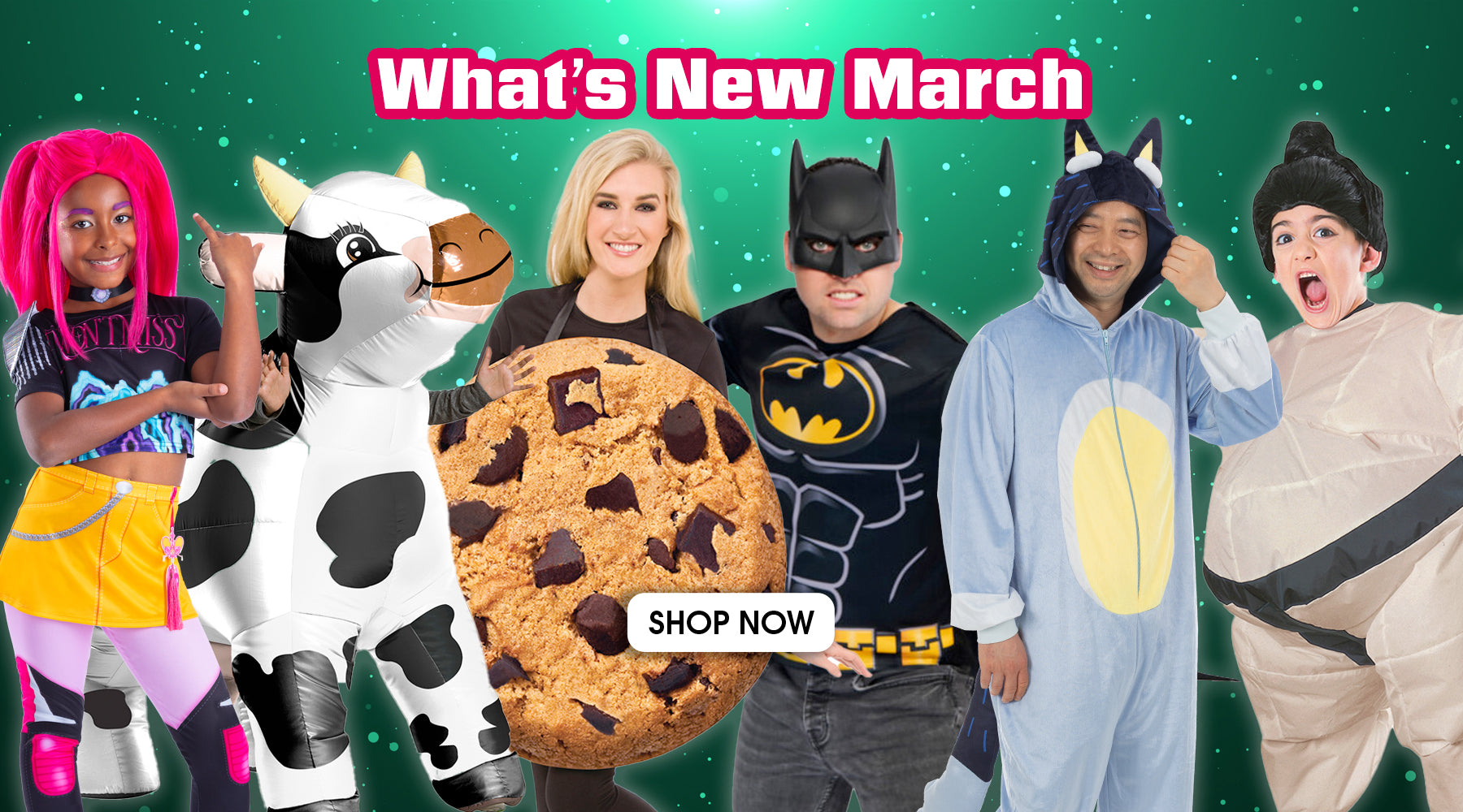 Shop the latest costumes trends online at Costume Super Centre Australia. The newest costumes include K-Pop Demon Hunters, Batman, Bluey and more!