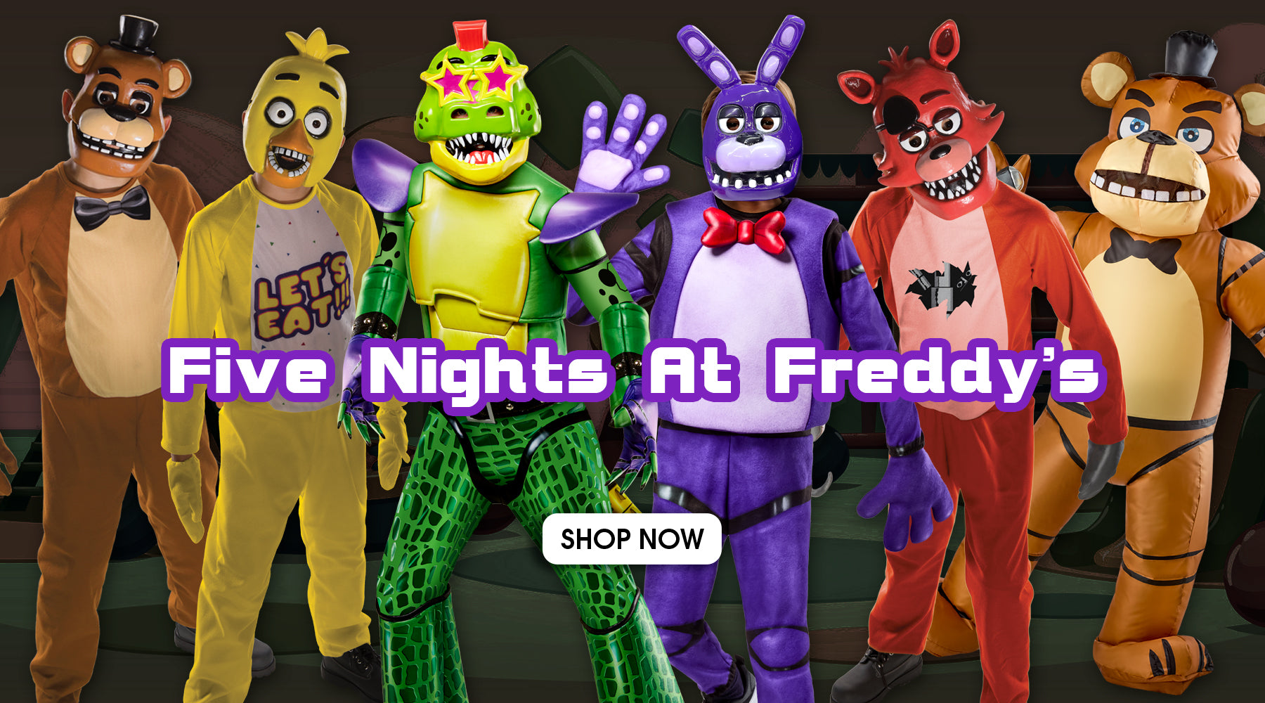 Shop official Five Nights at Freddy's costumes online at Costume Super Centre Australia