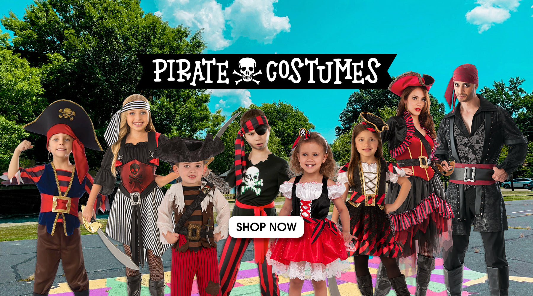 Argh you ready to walk the plank? Make sure you dress the part with these great pirate costumes for kids and adults. Available online at Costume Super Centre Australia