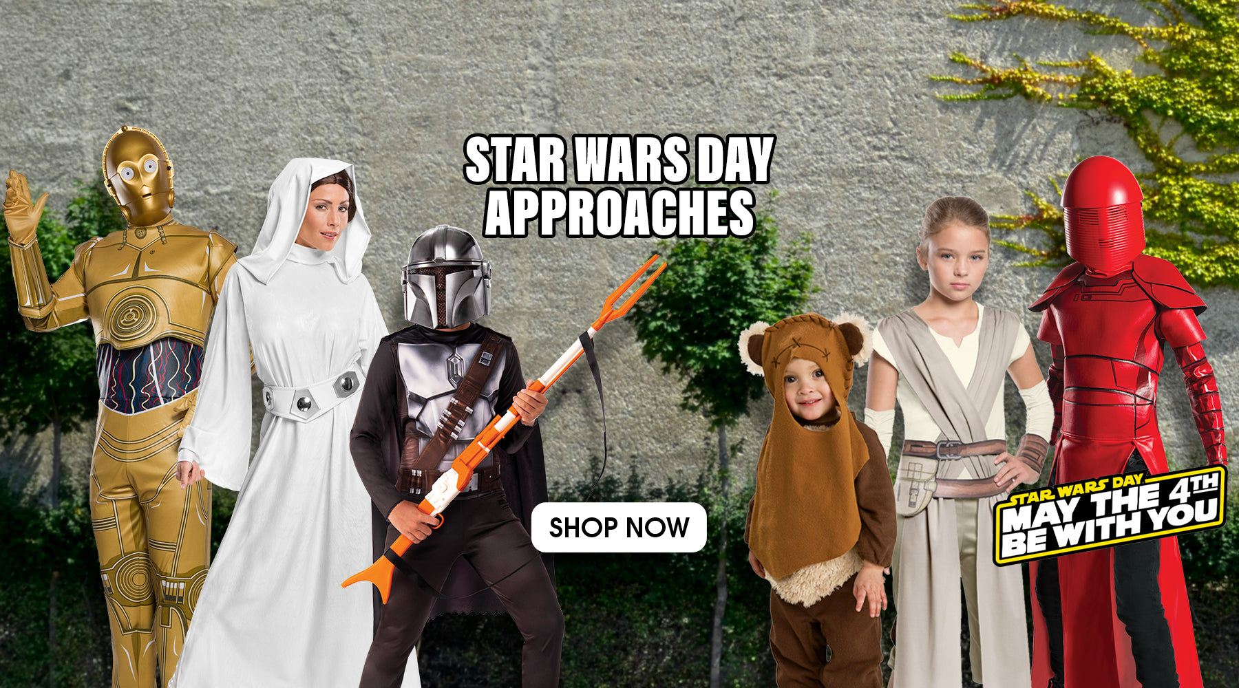 Star Wars Day 2024 is approaching at Ludicrous Speed! Get your officially licensed Star Wars costumes now and make it a fun day for the whole family (pets included!). Order online at Costume Super Centre Australia
