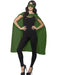 Buy Cape and Eyemask Set for Adults - Green from Costume Super Centre AU