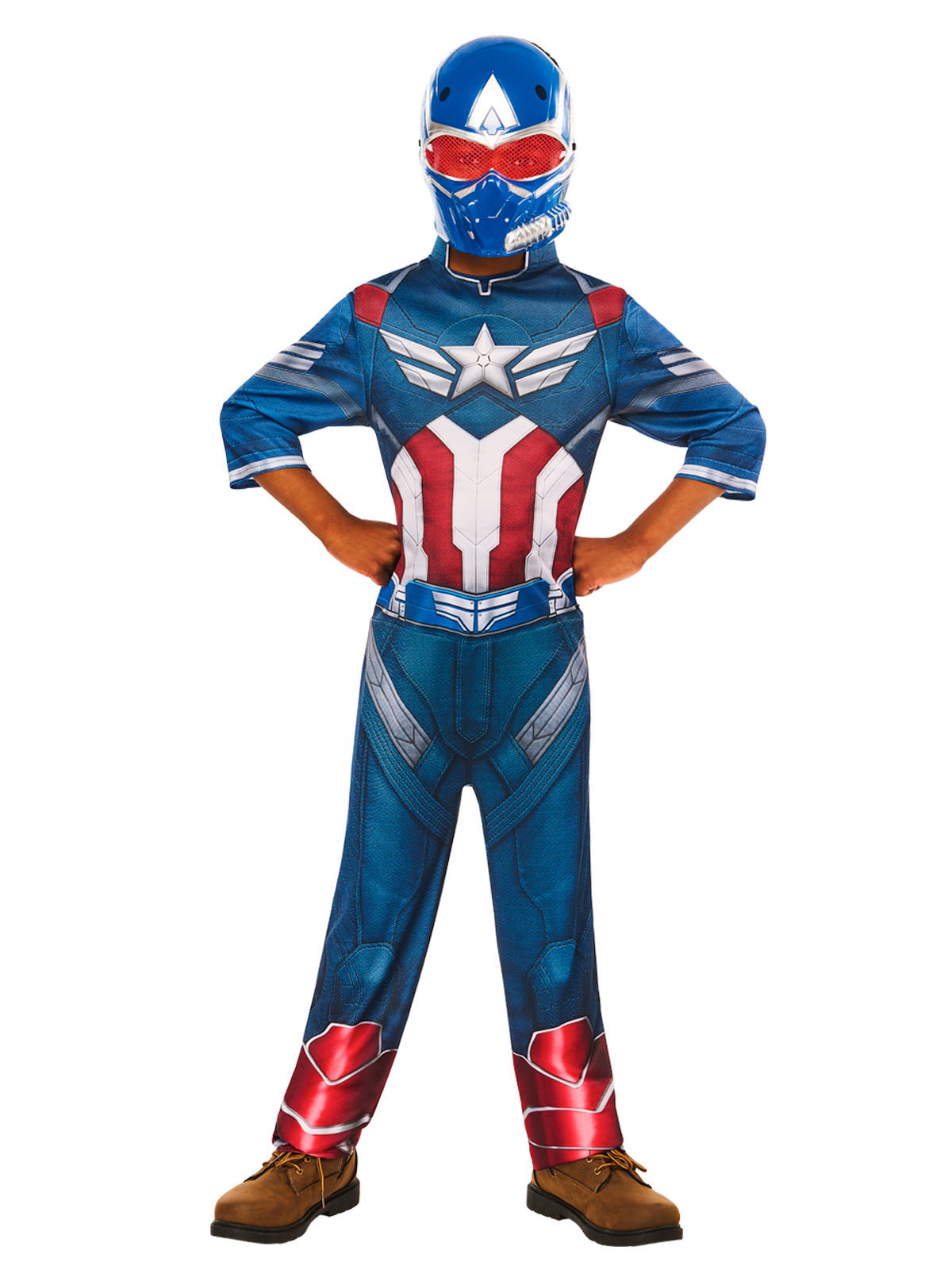 Chaussettes De Sport Femme Captain America - Bioworld - Rouge/blanc/bleu - Taille Unique