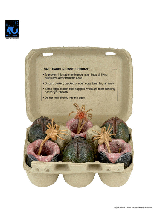 Buy Carton of 6 Alien Eggs Accessory Pack 40th Anniversary - Aliens - NECA Collectibles from Costume Super Centre AU