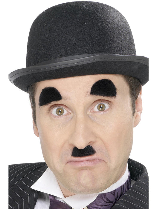 Buy Chaplin Moustache and Eyebrows for Adults from Costume Super Centre AU