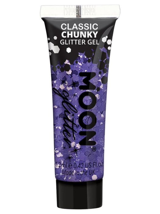 Buy Classic Chunky Glitter Gel Lavender - Moon Glitter from Costume Super Centre AU