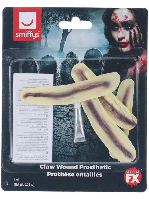 Buy Claw Wound Prosthetic Latex Make-Up FX from Costume Super Centre AU