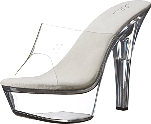 Buy Clear Mule 6 Inch Heel for Adults from Costume Super Centre AU