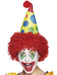 Buy Clown Hat with Attached Wig for Adults from Costume Super Centre AU