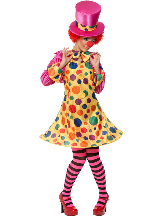 Buy Clown Lady Polka Dot Costume for Adults from Costume Super Centre AU