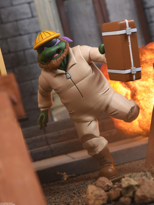 Construction Donatello - 7" Scale Action Figures - TMNT 1987 Cartoon - NECA Collectibles