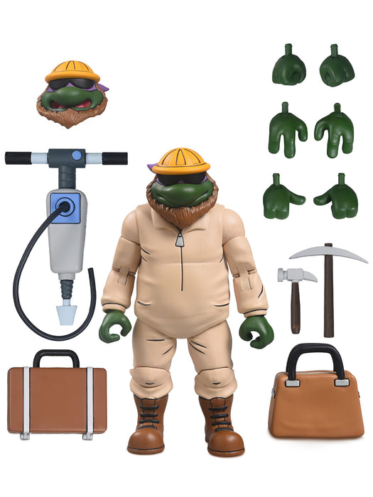 Construction Donatello - 7" Scale Action Figures - TMNT 1987 Cartoon - NECA Collectibles