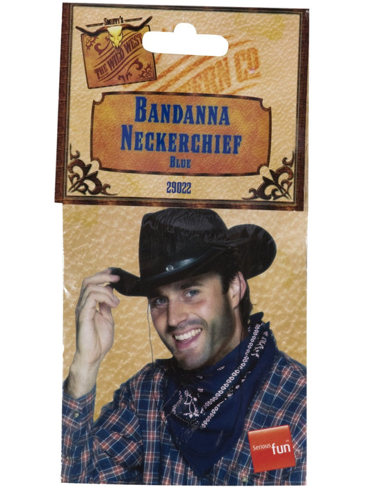Buy Cowboy Bandana Accessory - Blue from Costume Super Centre AU